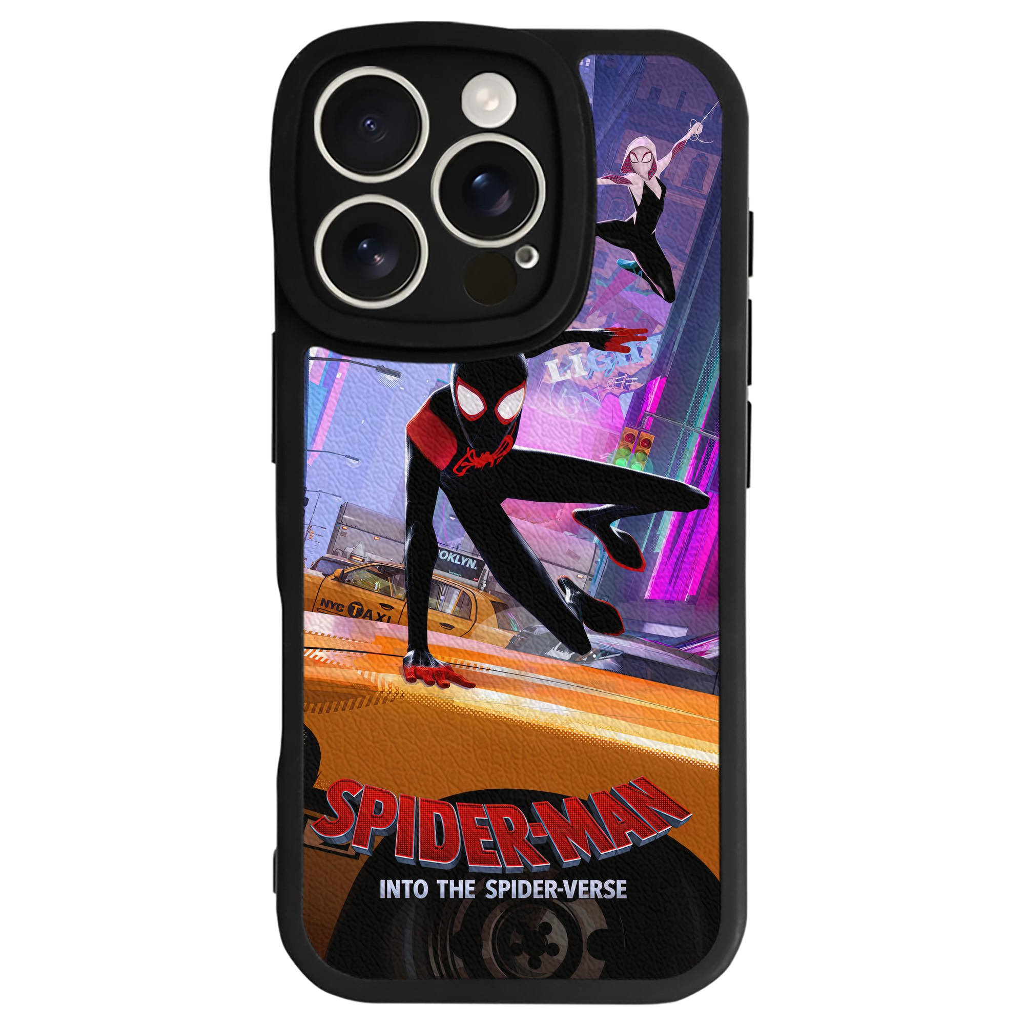 Spider Man スパイダーマン 【iPhone 16シリーズ対応】シリコンスマホケース（レザー調） 材質：シリコン